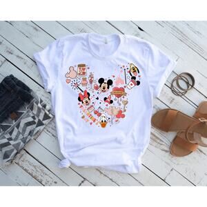 Valentines Day Mickey T-Shirt Size M